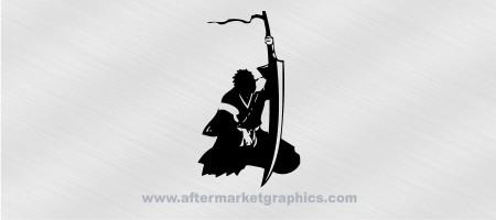 Ichigo Kurosaki Kneeling Bleach Decal